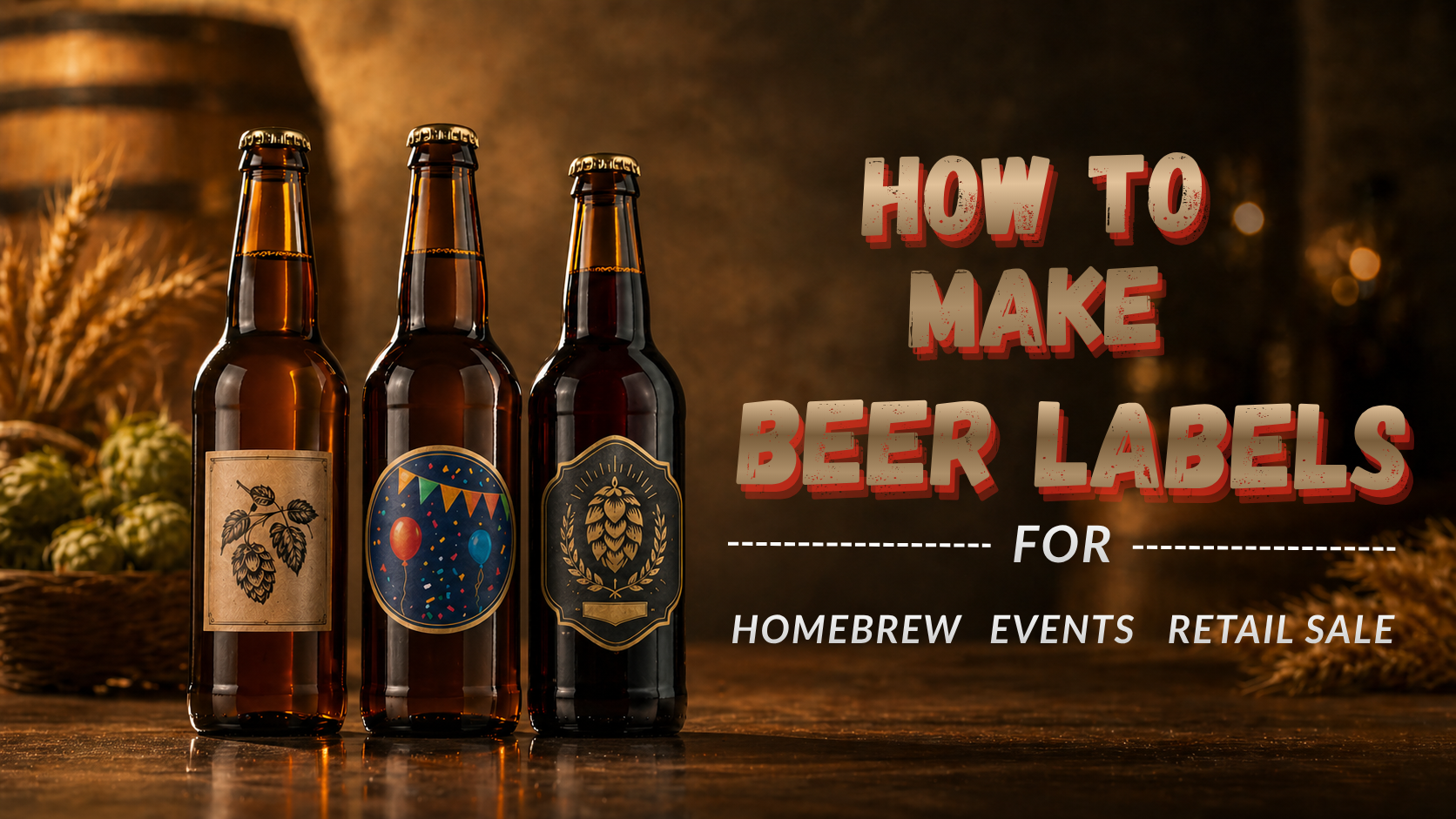 How to Make Beer Labels for Homebrew, Events, and Retail Sales