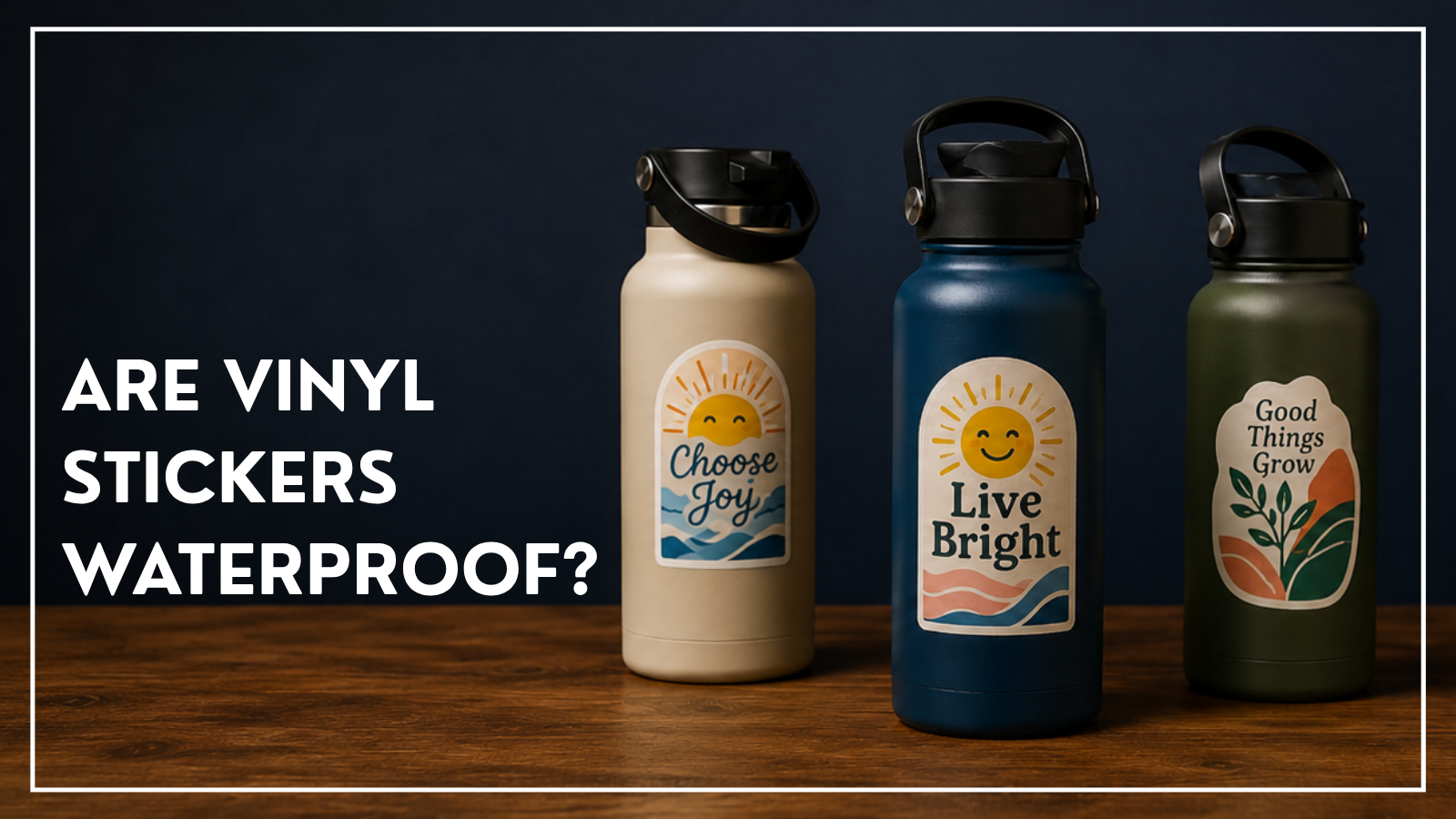 Are Vinyl Stickers Waterproof?