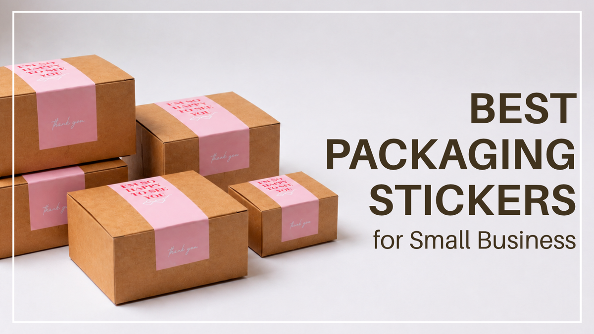 Custom packaging stickers on small business boxes for a guide about packaging stickers.