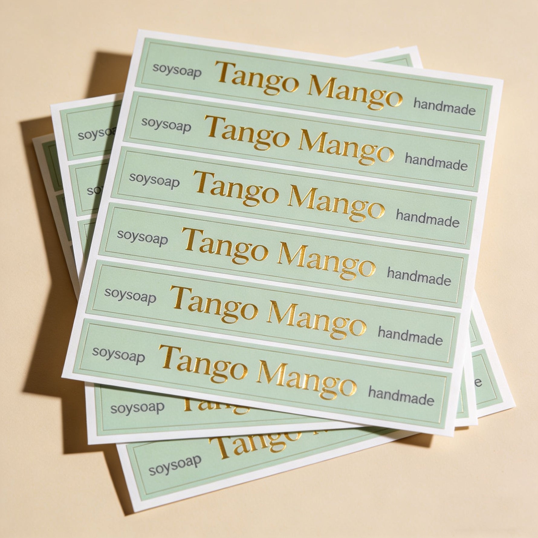 Custom rectangle sheet labels for small business packaging, personalized rectangle stickers for soap, jars, bottles, candles, and handmade products