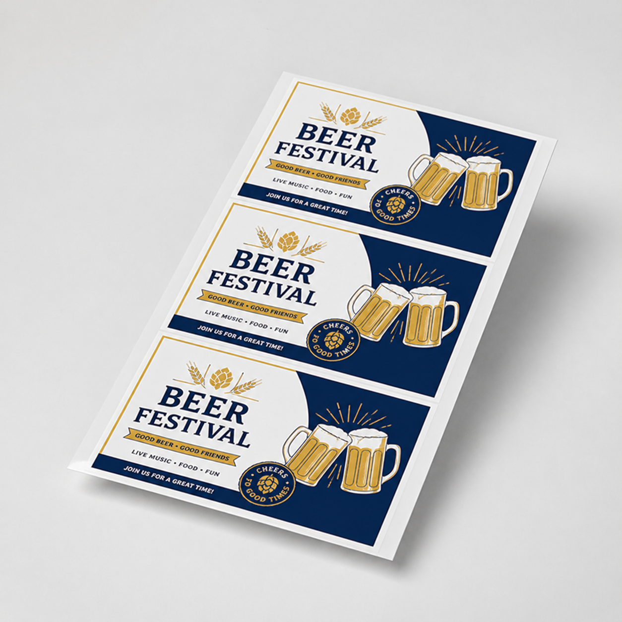 beer festival custom laebls for event 