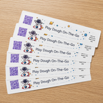 Custom QR code event sticker with a purple music festival design, bold “Bright Note Fest” text, musical icons, and a QR code for easy scanning.