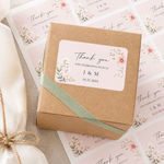 Custom rounded corner sheet labels for small business packaging, personalized stickers for gift box and handmade products