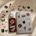 Custom phone stickers on iPad and phone cases – cute and funny stickers for phone covers and devices