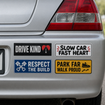 Custom bumper stickers for cars – personalized vinyl car bumper stickers with funny and motivational message designs